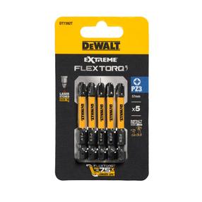 Биты для ударной отвертки Dewalt Flex Torq, PZ3, 57 мм