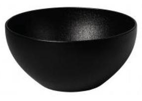 Maza bļoda Leela Baralee Fine Plus Satin, melna krās., 15 cm