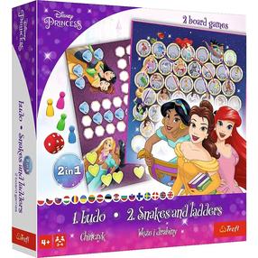 Stalo žaidimų rinkinys Trefl Disney Princess 2in1 02418T