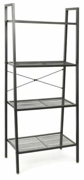 Knygų lentyna Homla Malmi 210682, juoda, 60 cm x 35 cm x 135 cm