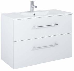 Vannas istabas skapis ar izlietni Alterna Image, balta krās., 38.6 cm x 90 cm x 59 cm