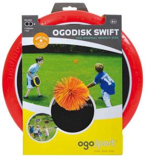 Lauko žaidimas Ogo Sport Swift Softdisc Set, 29 cm x 29 cm, juoda sp./raudona sp./geltona sp.