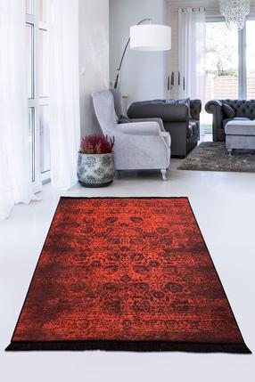 Paklājs Conceptum Hypnose Fall - Red, daudzkrāsaina, 180 cm x 120 cm
