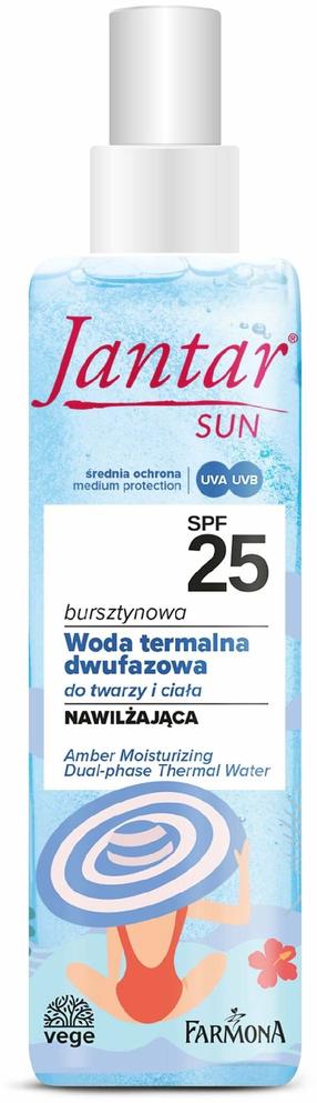 Спрей для ухода за загаром для тела Jantar Sun Thermal Water, 200 мл