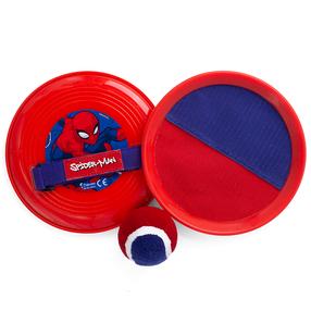 Āra spēle, ar bumbu Spiderman Catch Ball, 18 cm x 18 cm, zila krās./sarkana krās.