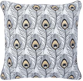 Dekoratyvinė pagalvėlė Home4you Holly 441, balta sp./juoda sp., 45 cm x 45 cm