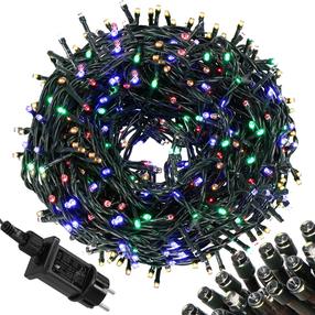 Lempučių girlianda Springos CL4077, 12.5 m, įvairių spalvų, 200 LED