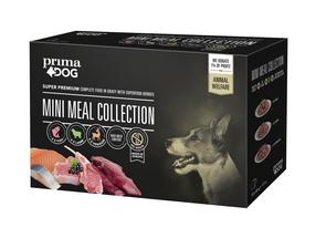 Märg koeratoit Prima Dog, lambaliha/kalaliha/hirveliha Mini Meal Collection, 0.085 g x 12 tk