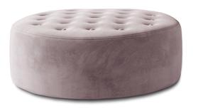 Tumba Monty Mat Velvet 63, heleroosa v., 70 cm x 70 cm x 28 cm