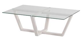 Kavos staliukas Kalune Design Amalfi, balta sp., 105 cm x 65 cm x 35 cm
