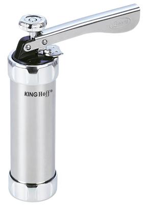 Konditorejas dekorators King Hoff Biscuit Press KH-3750, sudraba krās.