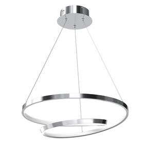 Lampa karināms Milagro Lucero ML7949, LED, 4000 °K, 1 x 48 W, balta krās. / hroma krās.