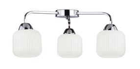 Светильник потолочный Candellux Lighting Cromado 98-49582, E27, 3 x 60 Вт, белый цв. / серебристый цв.