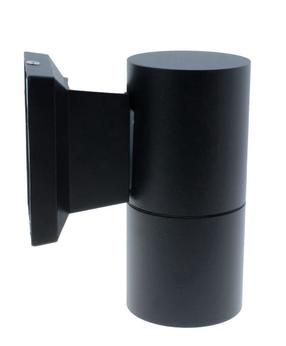 Sieninis lauko šviestuvas CristalRecord, GU10, IP44, juoda sp., 6.4 cm x 13.4 cm