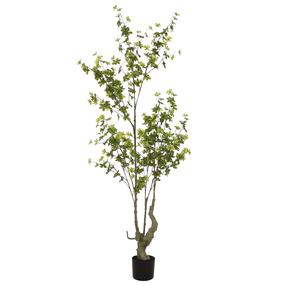 Dirbtinis augalas vazone, žalia sp., 190 cm