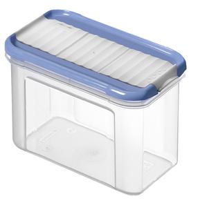 Birių produktų indas 1742506161, 0.75 l, skaidri sp./mėlyna sp.