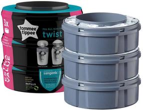 Kassett mähkmete konteineri jaoks Tommee Tippee Sangenic Twist 85102201, 3 tk, valge v.
