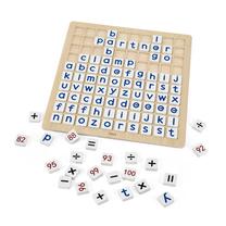 Mokomoji lenta – matematika ir abėcėlė VIGA, mėlyna sp./raudona sp.