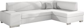 Kampinė sofa Fabio Soft 17, balta sp., dešininė, 167 x 268 cm x 73 cm