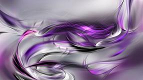 Fototapete Artgeist Purple Swirls Ii, 280 cm x 280 cm