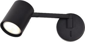 Светильник настенный Light Prestige Snow LP-731/1WL BK, GU10, 1 x 50 Вт, черный цв. / черный цв.