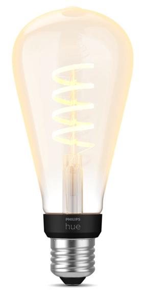 Умная лампа Philips Hue LED, ST72, 2200 - 4500 °К, E27, 7 Вт, 550 лм