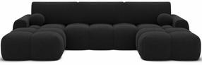 Kampinė sofa Vianetto, tamsiai pilka sp., 177 x 319 cm x 95 cm