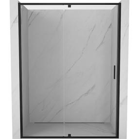 Dušo durys Mexen Exo, 140 cm x 200 cm, juoda sp./grūdintas