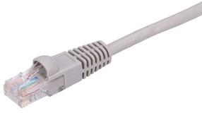Провод Extralink RJ-45 8P8C, RJ-45 8P8C, 0.5 м, серый цв.