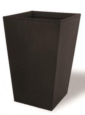Puķu pods Curver, plastmasa, Ø 28.5 cm, brūna krās.