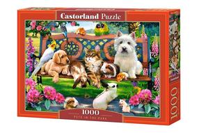 Pusle Castorland Pets In The Park 1000 el. C-104406, 1000 tk