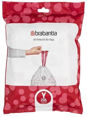 Prügikott Brabantia PerfectFit 138263, 20 l, 40 tk
