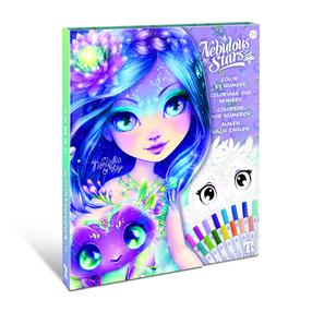 Набор для раскрашивания Nebulous Stars Color By Number, фиолетовый цв.