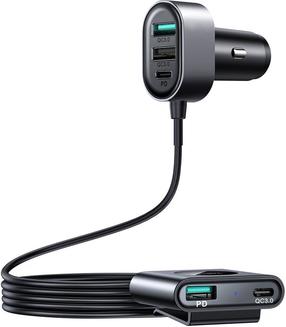 Auto telefona lādētājs Joyroom Car Charger JR-CL05, USB, melna krās.