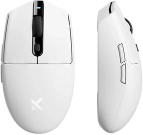 Belaidė žaidimų pelė Mchose G3 V2 Pro, 2.4 ghz / bluetooth / usb, balta