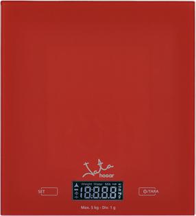 Elektroniski virtuves svari Jata 729/R, sarkana krās.
