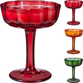 Свеча, ароматическая Glass, 8 час, 360 г, (цвет/дизайн выбирается случайным образом)
