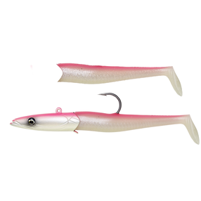 Gumijas zivis Savage Gear Sandeel AP 69766, 20 cm, 265 g, balta krās./rozā krās., 2 gab.