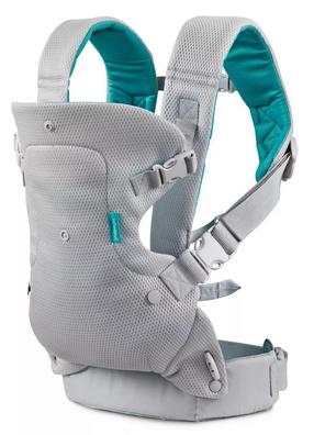 Ķengursoma Infantino Flip 4in1 Light & Airy, pelēka krās.