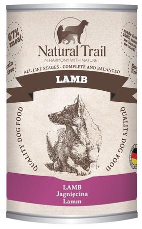Šlapias šunų maistas Natural Trail Lamb, ėriena, 0.4 kg