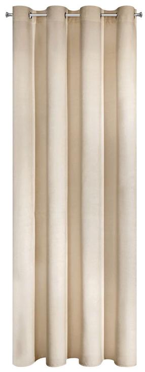 Naktinė užuolaida ZKAK-04, smėlio sp., 140 cm x 250 cm