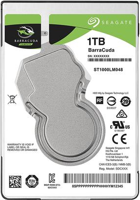 Kietasis diskas (HDD) Seagate Barracuda ST1000LM048, 2.5", 1 TB