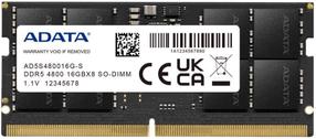 Operatyvioji atmintis (RAM) Adata AD5S480016G-S, DDR5 (SO-DIMM), 16 GB, 4800 MHz