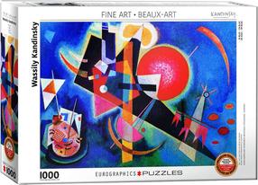 Puzle Eurographics Fine Art Wassily Kandinsky In Blue, 48.9 cm x 67.31 cm, 1000 gab., daudzkrāsaina