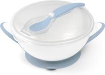 Dubenėlis BabyOno Suction Bowl, 300 ml, plastikas, mėlyna sp./balta sp.