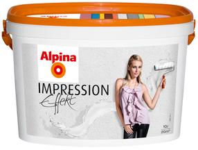 Eriotstarbeline värv, universaalsed Alpina Impression Effekt, valge v.