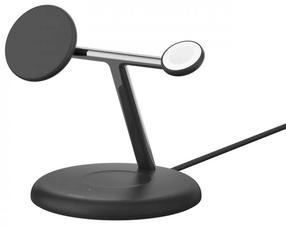 Bezvadu induktīvā lādētājs Belkin WIZ023VFBK, Wireless/1 x USB Type C/MagSafe, melna krās., 15 W
