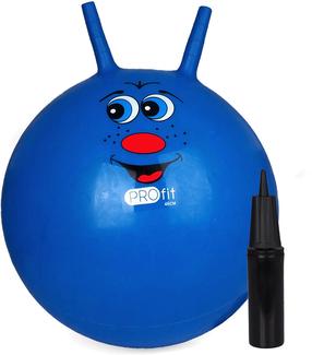 Šokinėjimo kamuolys PROfit DK 2103, mėlyna sp., 55 cm