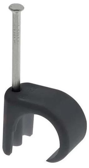Kabelio laikiklis Haupa Cable Clip Ø 5- 7 mm, juoda sp., 100 vnt.