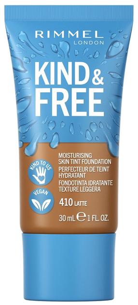 Skystas makiažo pagrindas Rimmel London Kind & Free, 410 latte, 30 ml